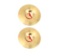 AOWINHIT Juego de Platillos Crash de Latón, Instrumento de Percusión de para Amantes de la Música, 5,79 Pulgadas