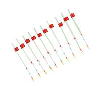 AOWINHIT Juego de Puntas de Caña de Pescar en Hielo, 10 Uds., Mini Accesorios Portátiles para Pesca en Invierno Al Aire, ABS de Alta Resistencia