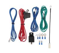 AOWINHIT Kit de Cableado de Luces Antiniebla con relé Diseño Plug And Play de Deformación ABS de Alta Resistencia para Automóviles de 12 V Camiones Vehículos de Seguridad, Kit de Luces