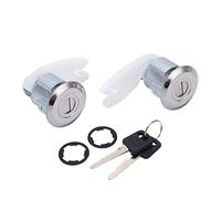 AOWINHIT Kit de Cilindro de Cerradura de Puerta Conjunto de Cilindro de Cerradura de Puerta Delantera de Alta Precisión Reemplazo para E150 Econoline 1992 1996 ABS Metal Aleación de