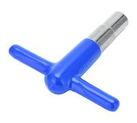 AOWINHIT Llave en Forma de T para Tambor con de Silicona para Afinar y Reparar Fácilmente Instrumentos Musicales, Material Duradero de Aleación de Zine, Tamaño Compacto (Azul)