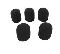 AOWINHIT Micrófono de Pantalla del Micrófono Cubierta de Micrófono Accesorio de Esponja Conjunto de Negro para Conocer el Discurso