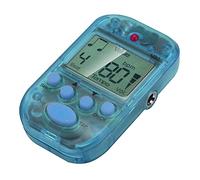 AOWINHIT Mini LCD Digital M50 Metronome Beat Tempo Music Accessory con Auriculares de Doble Canal Salida Azul Amarillo Rojo Blanco Blanco (Azul)