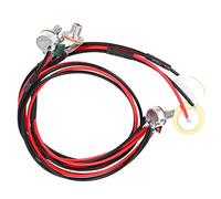 AOWINHIT Piezo Pickup Pickup Guitar Cickulele Pickup Doble Piezo Pickup con Control de Tono de Volumen Jack de Salida de Audio de 6.35 Mm para Guitarra Folk