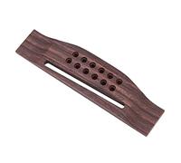 AOWINHIT Puente de Guitarra Acústica de Palowood Saddle Syle Bolling Smooth Transfiere Perfectamente el Puente de Guitarra de Sonido Original Ligero Ideal para los Entusiastas de la