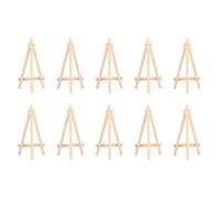 AOWINHIT Soporte de Lona de 6,1 Pulgadas de Altura, Caballete de Pino | Ligero, soporte de exhibición multiusos, perfecto para fiestas de arte, uso escolar o doméstico, admite lienzos pequeños