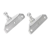 AOWINHIT Soporte de Perno de Bola de 10 Mm Soporte de Montaje de Resorte de Gas de Alta Resistencia Par de Acero Galvanizado para Vehículos Recreativos Campers Proyectos de Tienda en