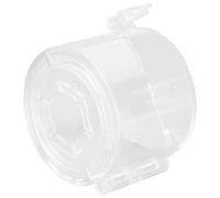 AOWINHIT Tapa del Botón de Parada de Emergencia Cubierta Protectora Duradera con Cerradura para Uso Industrial con Candado de 38 Mm para Energía Eléctrica Química Industrial, PC + Nailon + Acero