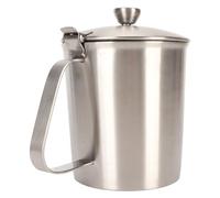 AOWINHIT Taza Medidora de Acero Inoxidable de 700 Ml de Espesor con Marcado para Espumar Leche y Art en Casa