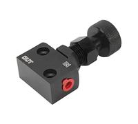 AOWINHIT Válvula de Proporción de Frenos de Aluminio Ajustable para Autos de Carreras Ideal para Mejorar el Equilibrio de Frenos 150-1200 PSI