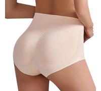 AOWVUTS Bragas Levanta Glúteos para Mujer Ropa Interior Acolchada Braguitas Moldeadoras Levantamiento Pantalón con Relleno sin Costuras Embellecer Cadera Pantalones Fajas Push Up Body Shaper
