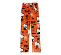 AOWVUTS Pantalones de Pijama Mujer Franela Caliente Largos Suaves Kawaii para Niñas Animados Invierno Casa Y2k