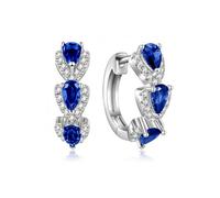 AOWVUTS Pendientes de Aro de Plata Ley 925 Pendientes de Aro con Circonita Cúbica en Forma de Corazón Pendiente Aro Huggie Pequeños Hipoalergénico para Las Mujeres Joyas de Moda Minimalistas (A)