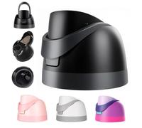 AOWVUTS Tapa de Repuesto para Owala Freesip Tapa de Repuesto Superior de Botella de Agua de un Botón Compatible con Owala Cup de 16oz 24oz 32oz 40oz Accesorio de Repuesto sin BPA sin Fugas (Negro)