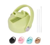 AOWVUTS Tapas de Repuesto para Hydro Flask Wide Mouth 32 oz Tapa Prueba de Fuga Reutilizable para Hydro Flask Tapa de Popote para Hydro Flask de Boca Ancha Accesori para Botella Agua con 2 Pajita (B)