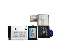 AOXIIUNNH 3V210-08 Válvula solenoide eléctrica neumática, válvula solenoide de gas de aire de control de 3 vías, 12 V, 24 V, 220 V, bobina, voltios, conexiones de manguera (3V210 08 AC110V, con