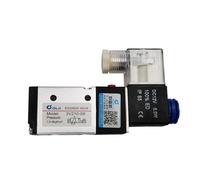 AOXIIUNNH 3V210-08 Válvula solenoide eléctrica neumática, válvula solenoide de gas de aire de control de 3 vías, 12 V, 24 V, 220 V, bobina, voltios, conexiones de manguera (3V210 08 DC12V, con
