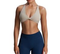 Aoxjox, Sienna, Sujetador Deportivo para Mujer, sin Espalda, Acolchado, bajo Impacto, para Yoga, para Camiseta sin Mangas