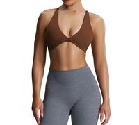 Aoxjox, Sienna, Sujetador Deportivo para Mujer, sin Espalda, Acolchado, bajo Impacto, para Yoga, para Camiseta sin Mangas