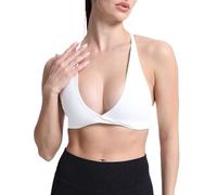 Aoxjox, Sienna, Sujetador Deportivo para Mujer, sin Espalda, Acolchado, bajo Impacto, para Yoga, para Camiseta sin Mangas