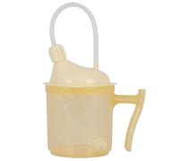 AOYEAH Adultos Sippy Cup, mango plástico Controll flujo taza de beber, discapacitados ancianos derrame disfagia prueba, SIDA vivir