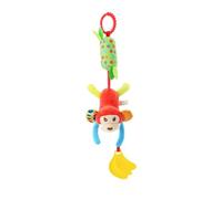 AOYEAH Juguete Colgante para Cochecito con Cascabel y mordedor para bebés de 0 a 3, 6, 9 y 1 año; Anillo de Peluche; para Cochecito, Coche, Cuna, Viaje; Cascabel de Viento Colgante