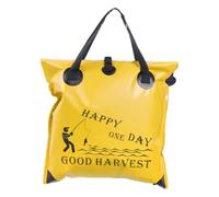 AOYEBO Bolsa de pescado aislada de PVC, diseño plegable inodoro y tecnología avanzada de sellado (transporte de peces vivos, grado marino, a prueba de fugas) (amarillo)