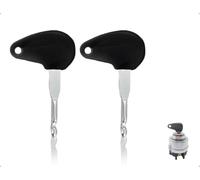 AOYEGIC 2 Piezas Juego de Llaves para Maquinaria de Construcción,Cerradura de Encendido Universal de Repuesto para Tractores,Compatible con Bosch Camión,Compatible con John Deere Camión