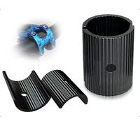 AOYEGIC 2 Piezas Manga de Manillar,Espaciador de Calza de Manillar de Bicicleta de aleación de Aluminio,Arandelas de Manillar,Arandelas de Manillar,calzas de Potencia de Bicicleta(25,4 a 31,8 mm)