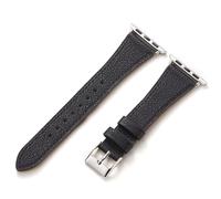 AoYi Italiana Cuero Genuino Correas Mujer para Apple Watch 42mm 41mm 40mm 38mm, Correa de Repuesto para iWatch Serie 10 9 8 7 6 6 4 3 2 1 SE SE2, Negro