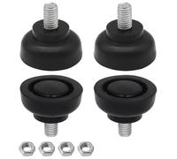 Aoyswuz 4 Piezas Pies Niveladores Atornillables Ajustador de Pie de Nivelación Pies de Muebles para Muebles, Mesas y Sillas, Sofás (M8)