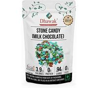 AOZA Dhawak Rock Candy - Caramelo de piedra | Chocolate con piedra de leche | Chocolate con forma de roca - 400 GMS.
