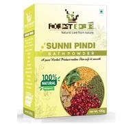 AOZA The Forest Herbs Natural Care From Nature Sunnipindi Herbal Nalangu Maavu - Polvo de baño para aclarar la piel y eliminar el bronceado, exfoliante revitalizante en polvo Ubtan, 500 gramos