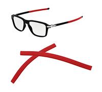 AOZAN Calcetines de repuesto compatibles con gafas de sol Oakley Wheel House/Wheel House RX, Calcetines de oreja rojos,