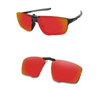 AOZAN Gafas de sol polarizadas con clip para Oakley Crosslink Zero Asian Fit OX8080, 58 mm, antirreflejos y resistentes a los arañazos, Carmesí eléctrico, Crosslink Zero Asian Fit