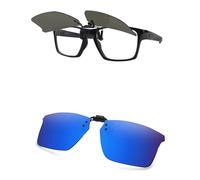 AOZAN Gafas de sol polarizadas con clip para Oakley Litebeam OX8140 de 55 mm, protección UV y ajuste seguro, Azul capri, Litebeam