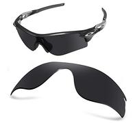 AOZAN Lentes de repuesto ANSI Z87.1 compatibles con gafas de sol Oakley RadarLock Path, color negro ónix