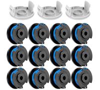 AOZBZ Paquete de 15 Hilos para Recortadora de Hilo Ryobi One+ AC14RL3A, Olt1832 Rac124. Bobinas de Repuesto Duraderas para Una Mejor Velocidad de Corte, Ø 1,65 mm, 3,4 m