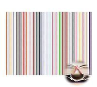 AOZUO 26 diademas de encuadernación de libros, 11.8 x 0.5 pulgadas, tela de encuadernación de libros, bandas finales de encuadernación de libros, 26 colores, kits de encuadernación de libros