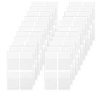 AOZUO 480 pestañas de índice autoadhesivas, 40 x 26 mm, marcadores de página, tiras adhesivas, marcadores de páginas pastel, marcador de páginas blancas, de PET para libros, documentos, carpetas y