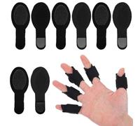 AOZUO 8 férulas de dedos, tirantes de apoyo para dedos, cinta para dedos, correas ultrafinas para aliviar el dolor de lesiones en los dedos, protección para el dolor de artritis rota, esguinces (color