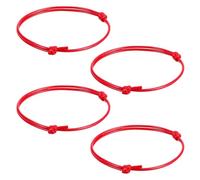 AOZUO Pulsera de Piel para Hombre y Mujer - Set de 4 Piezas