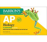AP Biology Flashcards, Second Edition: Up-to-Date Review + Sorting Ring for Custom Study (Barron's AP Prep)