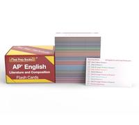 AP English Literature and Composition Study Cards 2025-2026: AP English Lit and Composition Prep and Practice Test Questions [Full Color Cards]
