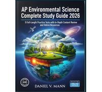 AP Environmental Science Complete Study Guide 2026: 5 Full-Length Practice Tests with In-Depth Content Review and Online Resources