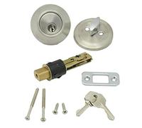 AP Products 013-222-SS Juego de bloqueo de perno muerto, tiro de 1 pulgada, acero inoxidable