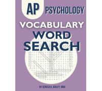 AP Psychology Vocabulary Word Search: Games, Practice, Quizzes, and Test Prep for AP Students (Smart Scholar AP Series)