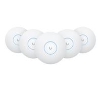 Paquete de 5 puntos de acceso Ubiquiti U7 Pro WiFi 7 BE9300 Tribanda, 1x 2,5G RJ45, 140 m² de cobertura