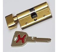 AP4S De Cisa 30x30 POMO Bombin De Seguridad Color Laton Reforzado Antirotura Antibumping Antitaladro Antiextracción Cerradura Puerta 5 Llaves. Tarjeta de propiedad