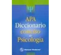 Apa Diccionario Conciso De Psicologia